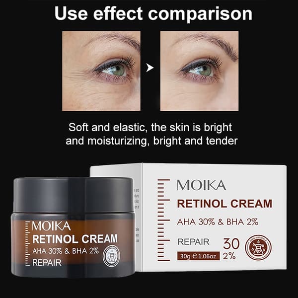 MOIKA Retinol Concealing Retinol Reparerende Krem Hydrerende Fuktighetskrem 30g 2pcs