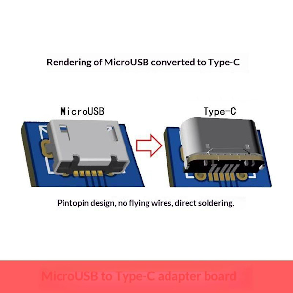 M85K USB-kontakt Typ C USB 2.0 Dataöverföring Data Strömadapter B