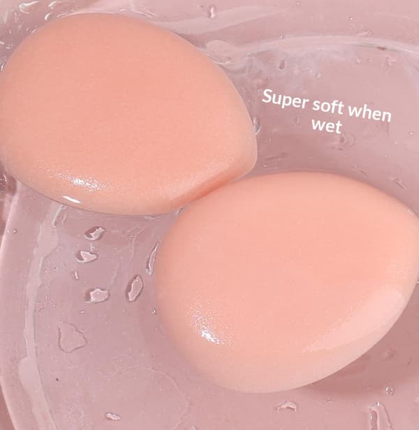 10/6 st Fingertopp Mini Puff Sminksvampar för Foundationpuder A1