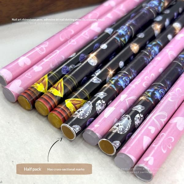 Neglekunst Dotting Crayon Rhinestone Picker Kontaktløs Opptak T 2