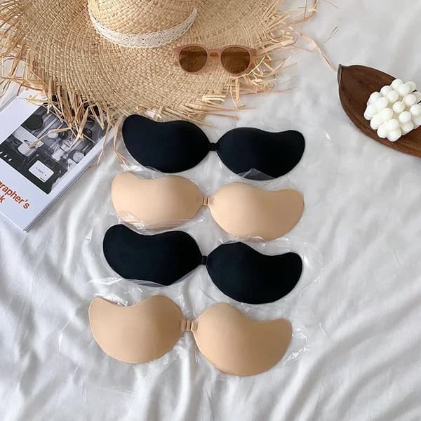 Usynlig Stropløs Klæbende Stick BH Brysttape Push Up BH'er D size2
