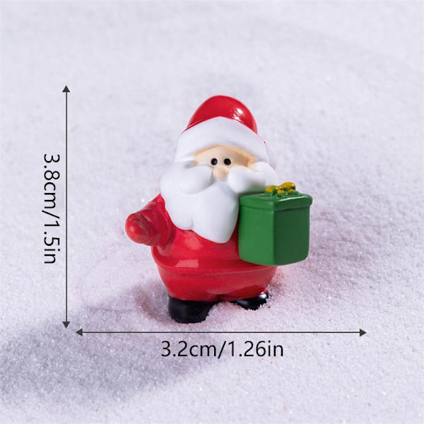 Julgranspynt DIY Fest Dekoration e Tomte Älg Snögubbe A9