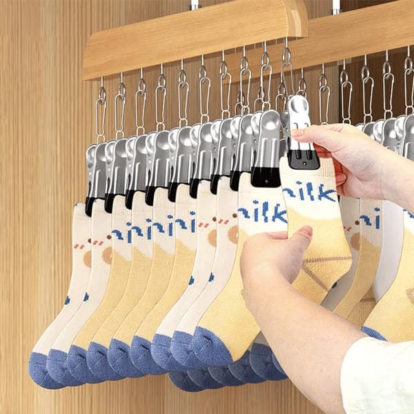 Skabsorganisator med 10 klips A