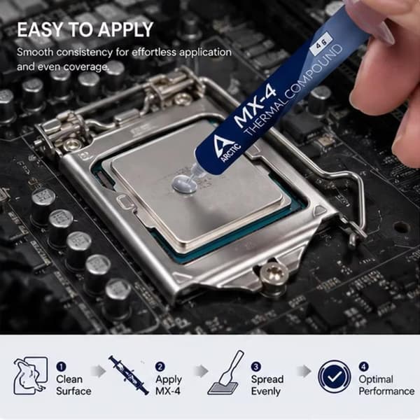 MX4 4G 8G Kylpasta GPU CPU Termiskt Ledande Silikonfett 4g