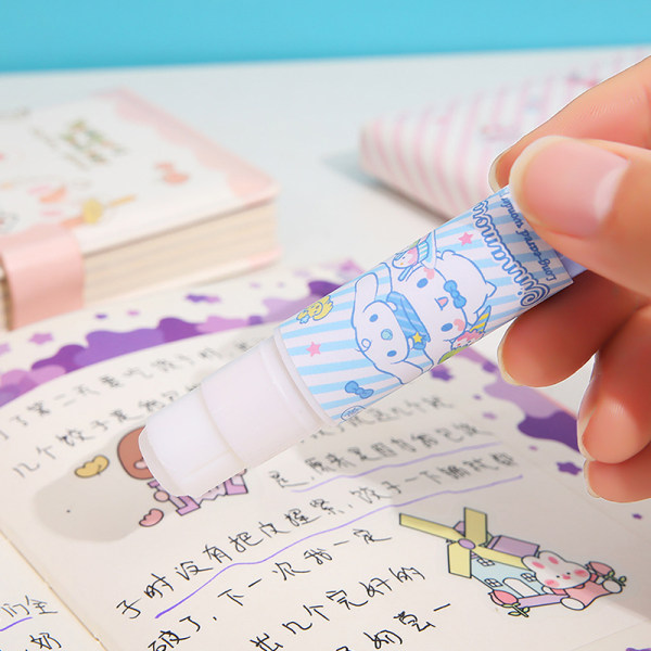 1 stk Cartoon Lim Stick Kawaii Kuromi Cinnamoroll Student Handm