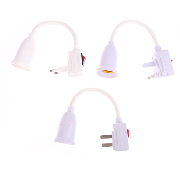 1 Stk LED-pære E27 Fatning Lampeholder Adapter Konverter A