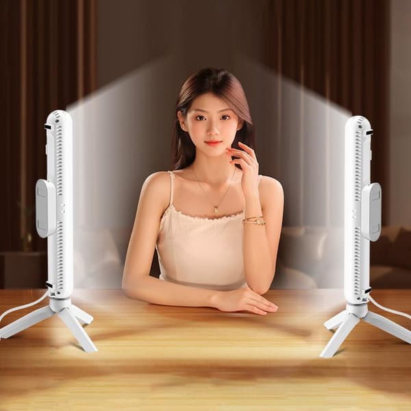 1/2 stk. Pro Fill Light Anker Live Streaming Rum Halslinjer Ansigt 2pcs