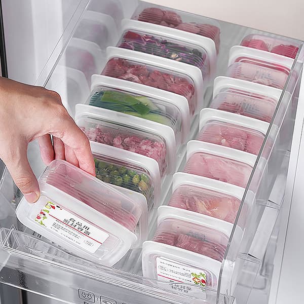 Kylförvaring för fryst kött, grönsaker och färskvaror -Grad Rectangle