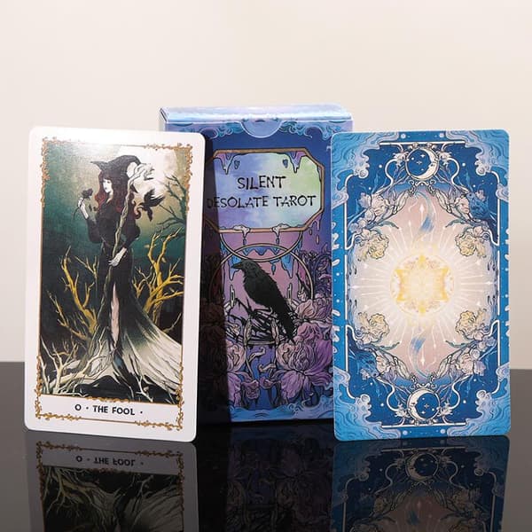 78 stk. Silent Desolate Deck Kort Fuld Sæt Engelsk Spådomskort