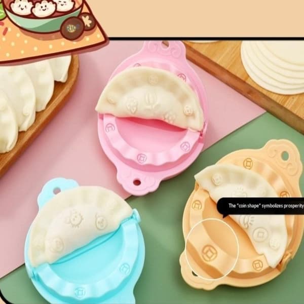 Trykt presseformprodusent Dumpling Empanada Deigform Pierogi Pink