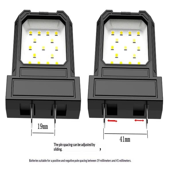 DC12V-72V OPGRADERET LED Nødlys Spotlight Til Strøm Orange