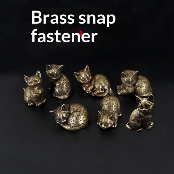 8 stiler tilgjengelig Messing e Katter Figurer Miniatyrer Skrivebord Eller A2