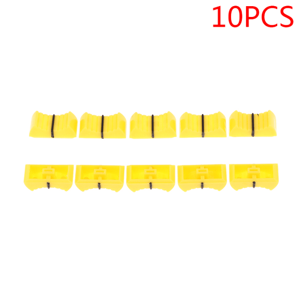 10 kpl 4 mm värisekoitin Fader Cap Suora liukupotentiometri Fa Yellow