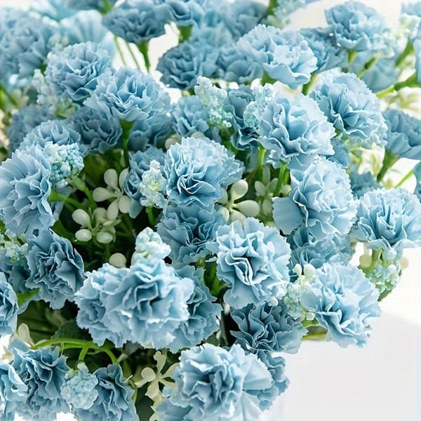 Tekokukka neilikkakimppu kestävä kukka kotiin Blue