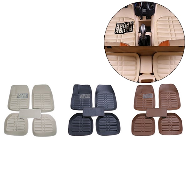 Auto matot Matto Auto Sisustus Jalkamatto Tarvikkeet Auton tyyli Beige