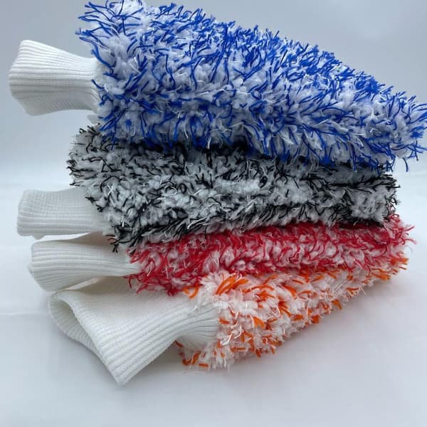 1 st plysch biltvättsvante mikrofiber tjocka biltvättsvantar A1