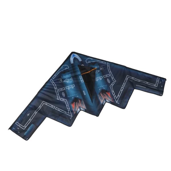 Stor flygplansdrake flygleksaker bombplan drake nylon tyg barn R With 100M WireBoard