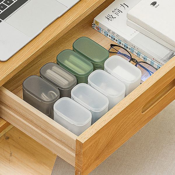 Støvtett Datakabel Oppbevaringsboks Laderboks Transparent kabel Gray