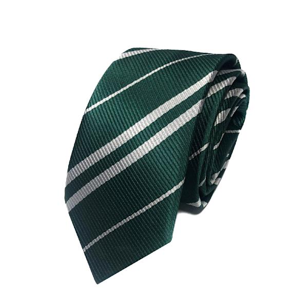 Harry Potter Tie College Style Herrmode Student Randig Bo Green