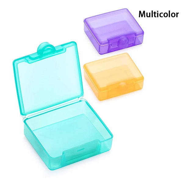 3st Pill Tablet Box Organizer Medicinhållare Förvaringssmycken Multicolor