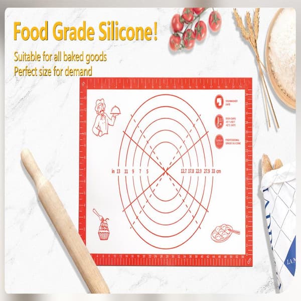 Silikone bageplade Non Stick Maker Kage Dej Pizza Past G