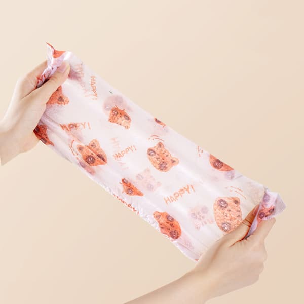Tecknat tryckt non-woven förtjockade skoskydd engångs inomhus 100Pcs
