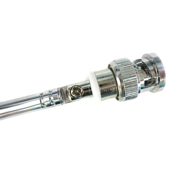 FM-radioantenne BNC-stik Teleskopantenne 0,7m Rustfri