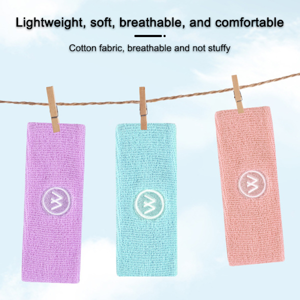 Et par håndkle håndleddsbeskyttere Svetteabsorberende håndkle håndleddsbeskyttere Ba pink a pair