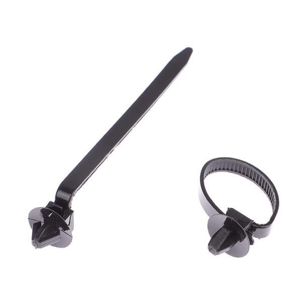 10 st Bil Nylon Tie Wrap Kabel Fasta fästelement Clips Kabel Snabb