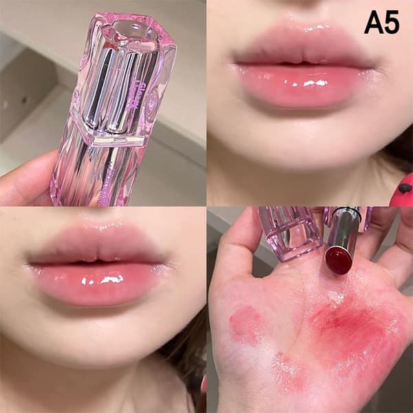 Klar Vand Let Solid Lipgloss Jelly Fugtgivende Læbestift M A5