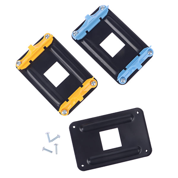 CPU Heatsink Mount Bracket AMD AM4 Cooler Heatsink Radiator 4(Square,yellow)