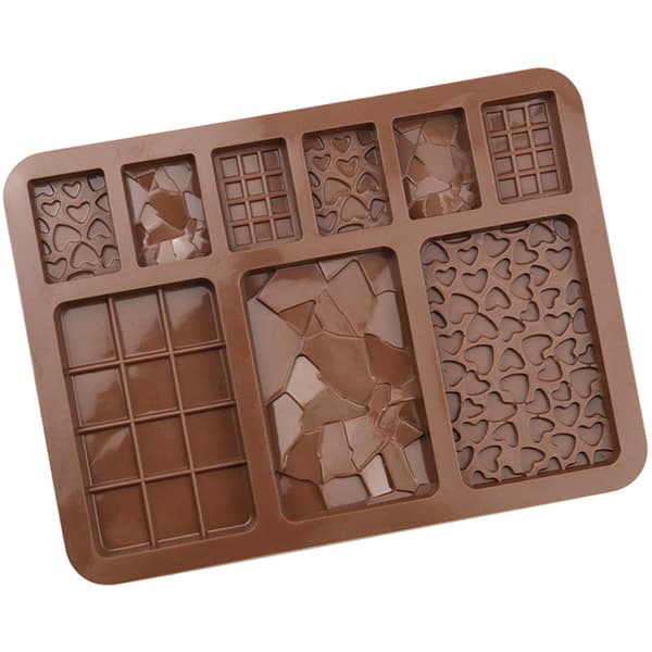 9 håligheter Mould Chokladtallrik DIY Kex Våffla Mol