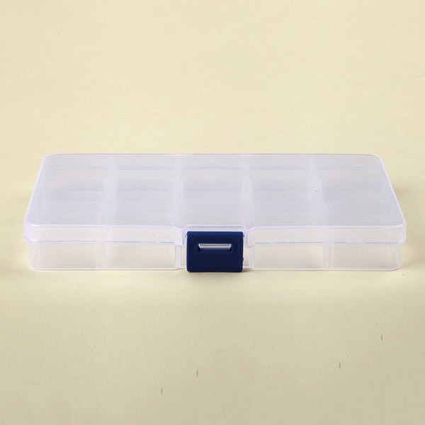 15 Grids Plast Container Box Praktiskt löstagbart fack A1