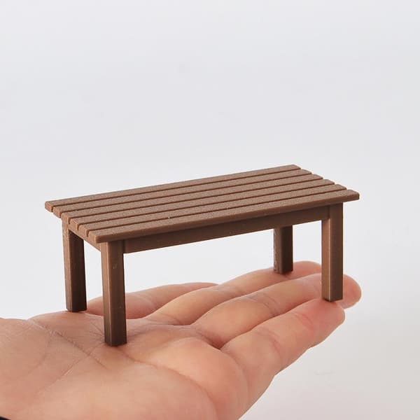 1/12 Dockskåp Simulering Bord Bänk Modell Dockskåpsmöbler 1Pcs