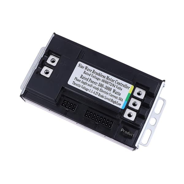 Tre-tilstands sinusbølgecontroller 60/64/72V 500/3000/1500W E-cykel Black