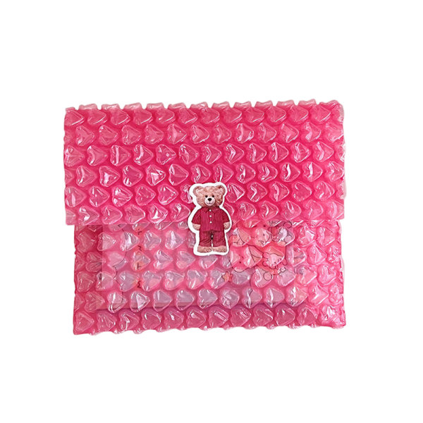 10 stk Skumpakningsposer Konvolutt PE Clear Protective Wrap Trans Rose red 15.5X20.5cm