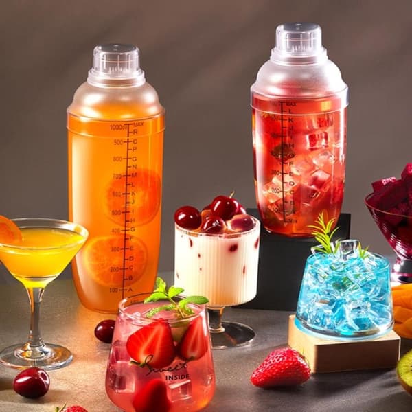 3/5/7 delar cocktailshakerkit blandad drinkset bartender Alco 700ML 5PCS