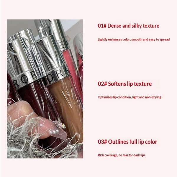 Speil Lip Glaze Vanntett Leppestift Vannglass Leppeglans Langvarig A5