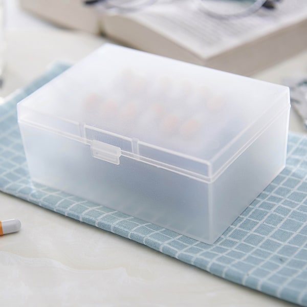 Mini Plastic Box Rektangulär Box Genomskinlig Box Packing Box St 11x7.5x4.5cm