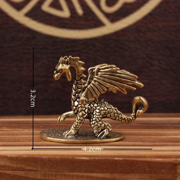 Pterosaur Messing Ornament Lille Flyvende Drage Statue Te Kæledyr De A1