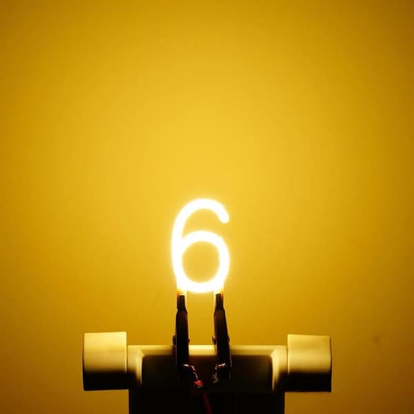 Nummer 0123456789 LED-glødetråd DC 3V COB Edison gul hvit DI 1