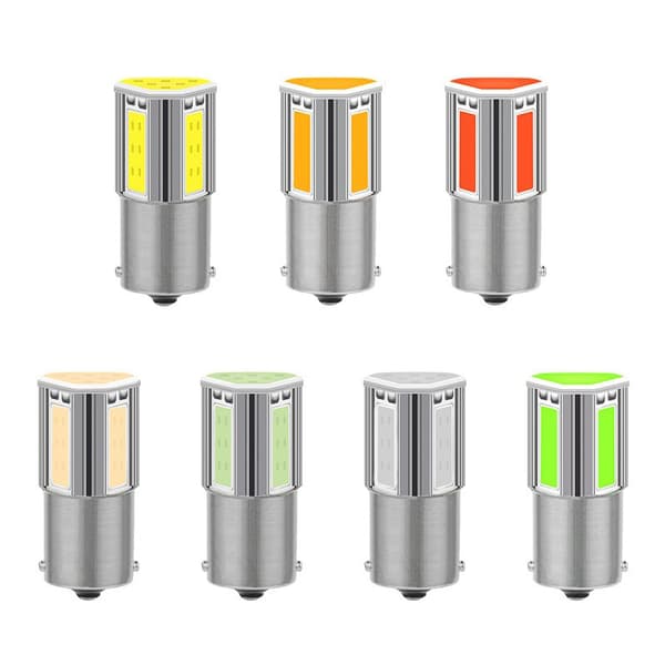 2 stk. COB LED 1156 1157 BA15S Bremselyspærer 12V til bil A3
