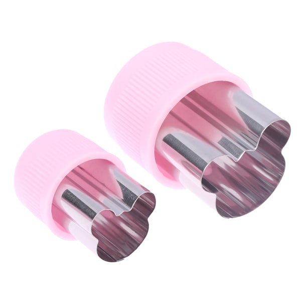 Grönsaker ter Plasthandtag Rosa Rostfritt Fruktting Die Kit A2