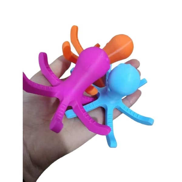 1 st 3D-printad bläckfiskformad fristående torkställning för vattenflaskor A2