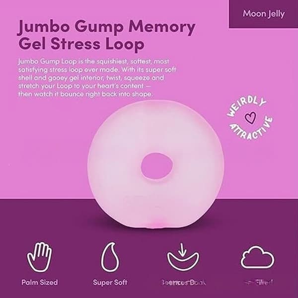 1/3 st Loop Tryckboll Mjuk Stresslindrande Sensorisk Fidget Blue 1pcs