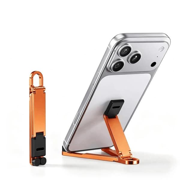 1 st Mini Vikbart Nyckelring Telefonställ Multi-Vinkel Justerbart A1