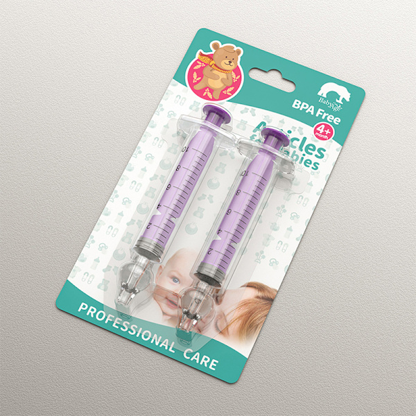 2kpl/ set 10ml Tube Nenäimulaite Baby Care Nenäimuri C Purple