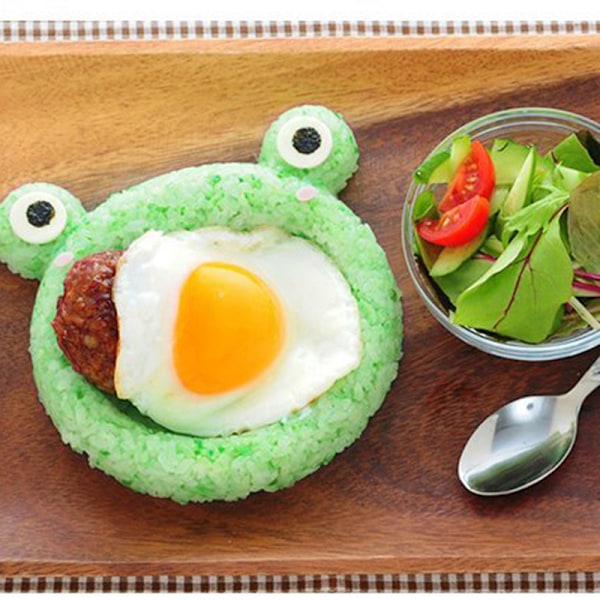 e Sarjakuva Kissa Karhu Sushi Nori Riisimuotti Koriste ter Bento Voileipä Black