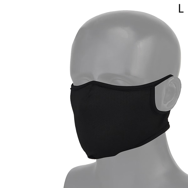 Skydemaske Udendørs åndbar elastisk blød maske Taktisk Fre Black L