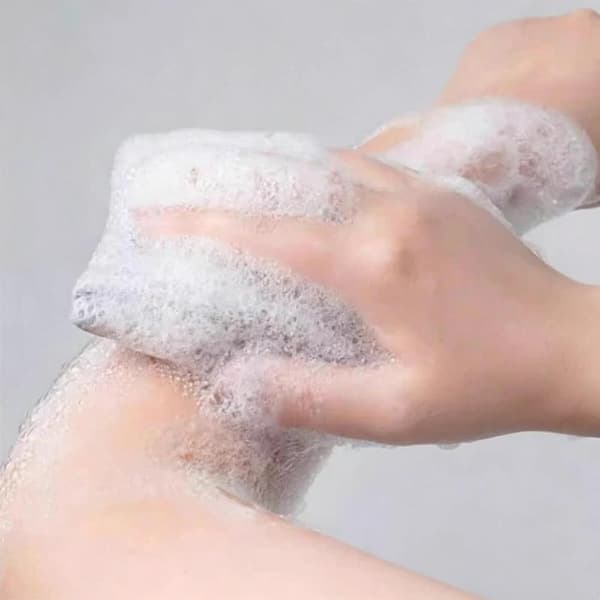 1/2/4/8 stk. skummende sæbepose netmaske massage eksfolierende pose B A3 8pcs